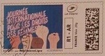 Stamp, International Womens Day. Journee International des Femmes 2, Personalized and Private Mail Stamps,  , Human Rights, Women