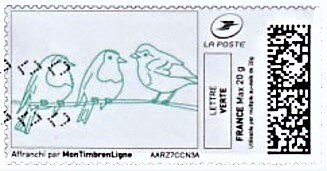 Three Green Birds