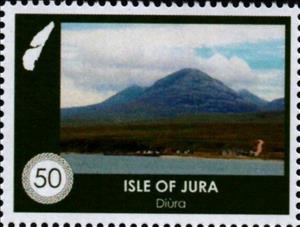 Stamp, The Paps of Jura, Cinderellas,  , Islands, Landscapes