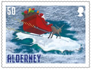 Santa's Sleigh Over Alderney