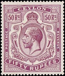 Stamp, Issues of 1921-1933, Sri Lanka,  