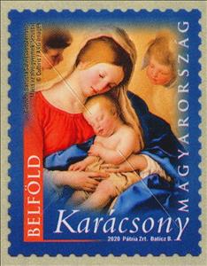 Stamp, Christmas 2020, Hungary,  , Christmas