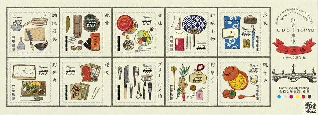 Scenes and Things of Tokyo-Edo I : Nihonbashi