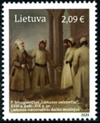 "Lithuanian Peasants" by Pranciškus Smuglevičius