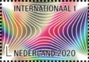 Stamp, Kaleidoscope, Netherlands,  , Geometric Shapes