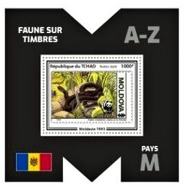 Souvenir Sheet, Aesculapian Snake (Elaphe longissima), Chad,  , Animals (Fauna), Reptiles, Snakes