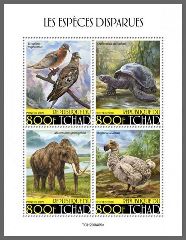 Various Extinct Species