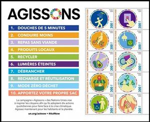Mini Sheet, Act Now for People and Planet, Chad,  , Organizations