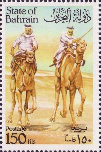 Two dromedary riders