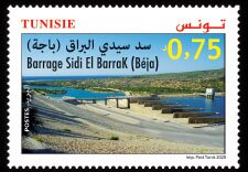 Sidi El-Barraq Dam in Béja