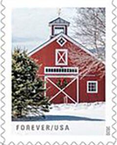 Barn with Holiday Decorations