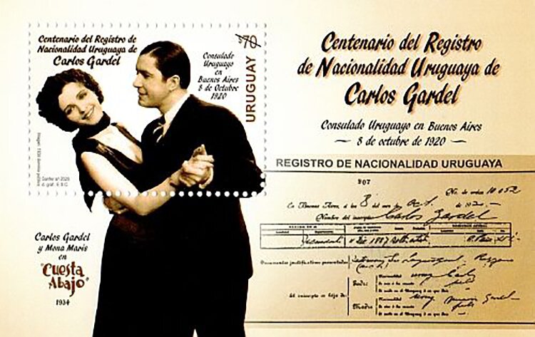 Carlos Gardel Declares Uruguayan Citizenship, Centenary